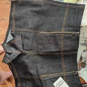 Unique Vintage High-waisted short shorts SZ L (10-12) NWT